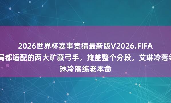 2026世界杯赛事竞猜最新版V2026.FIFA 高下端局都适配的两大矿藏弓手，掩盖整个分段，艾琳冷落练老本命